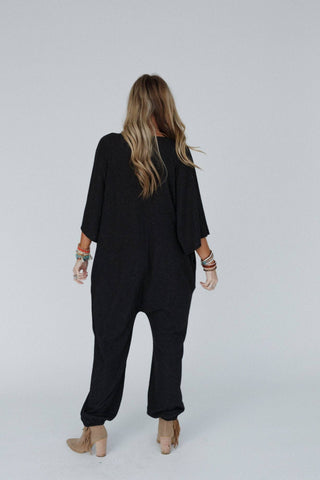 Lovely As Ever Harem Jumpsuit - Charcoal