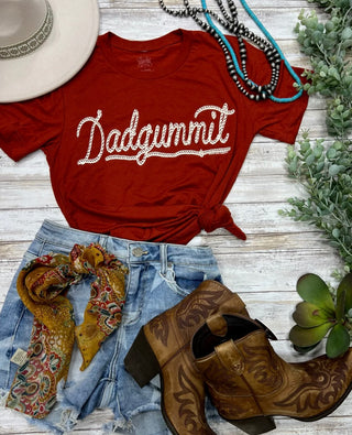 Dadgummit Country Wearin Graphic Tee