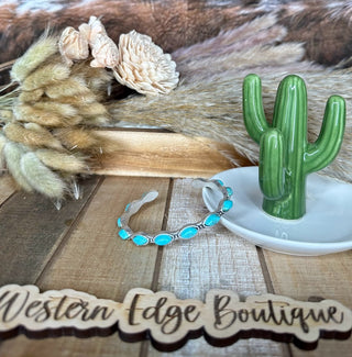 Cadence Turquoise Cuff Bracelet