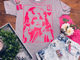 "Queen Dolly of Hearts" Tee